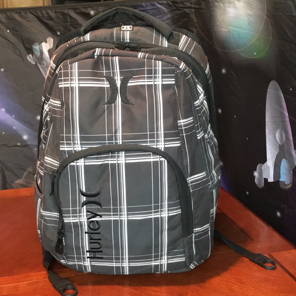 Hurley Bags Hurley Gray Black Backpack Unisex Poshmark